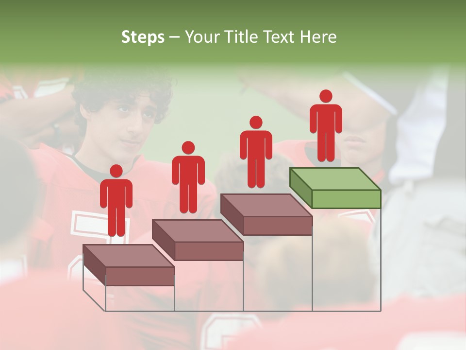 Five Football Childhood PowerPoint Template