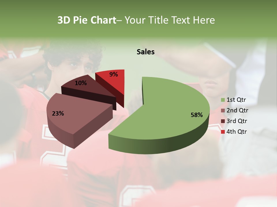 Five Football Childhood PowerPoint Template