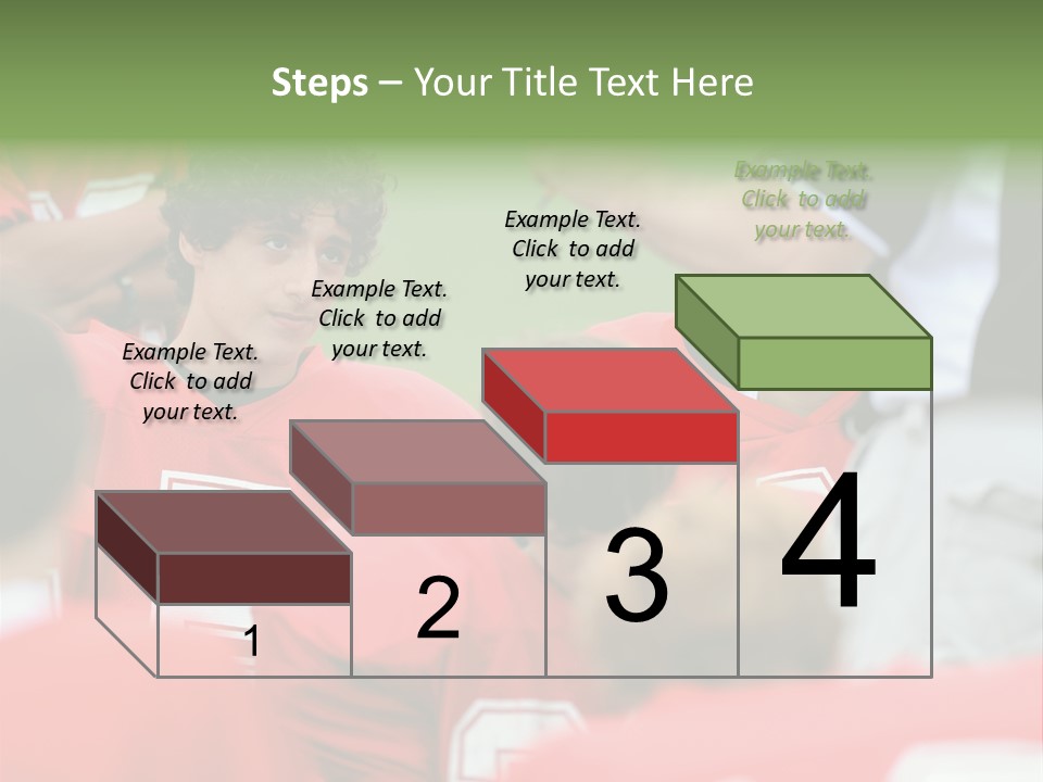 Five Football Childhood PowerPoint Template