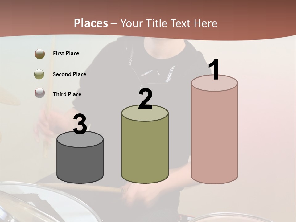 Childhood Handsome Young PowerPoint Template