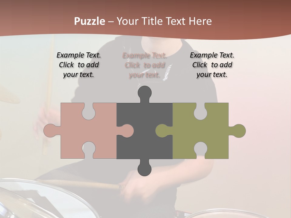 Childhood Handsome Young PowerPoint Template