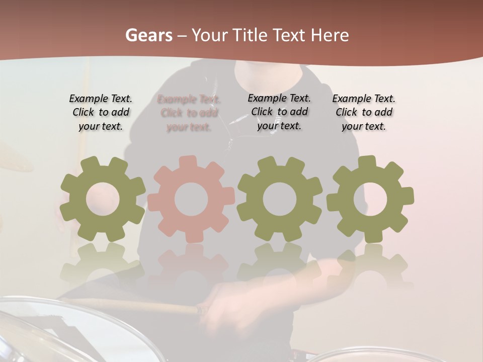 Childhood Handsome Young PowerPoint Template