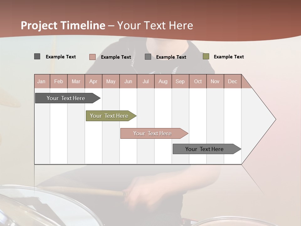 Childhood Handsome Young PowerPoint Template