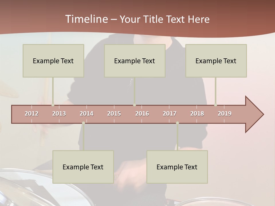 Childhood Handsome Young PowerPoint Template