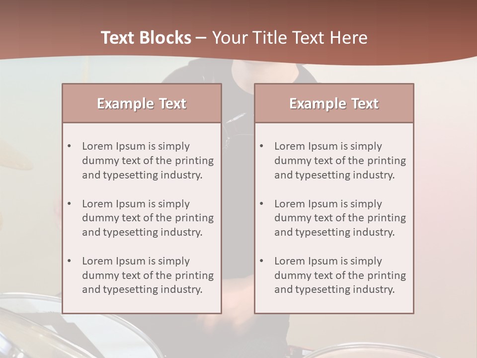 Childhood Handsome Young PowerPoint Template