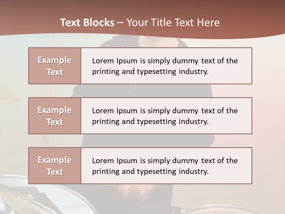 Childhood Handsome Young PowerPoint Template