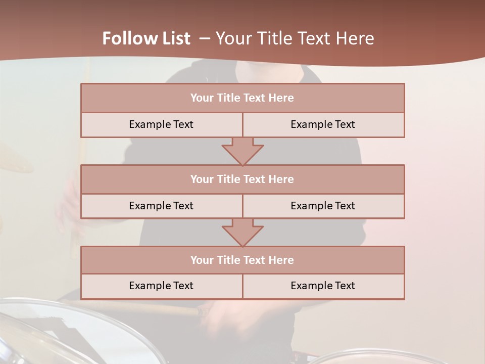 Childhood Handsome Young PowerPoint Template