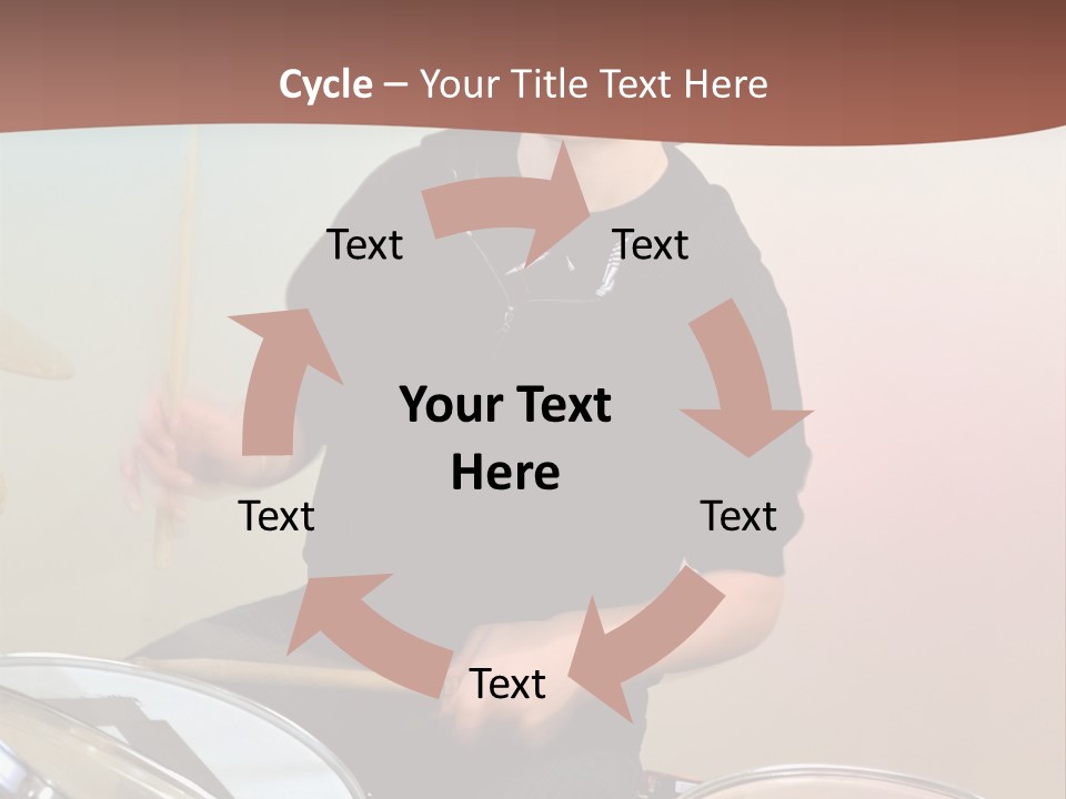 Childhood Handsome Young PowerPoint Template