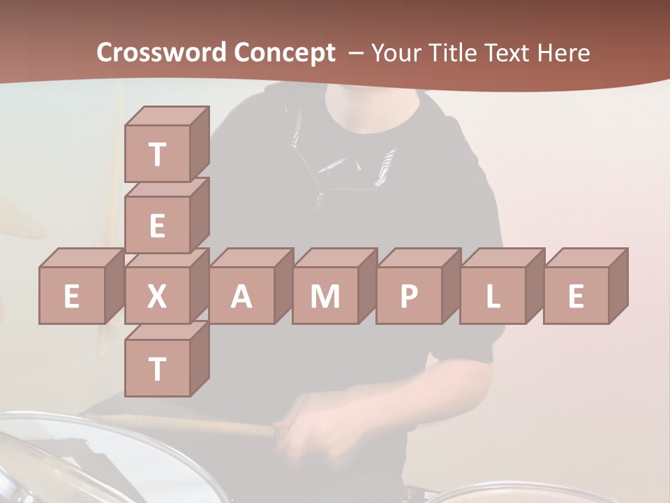 Childhood Handsome Young PowerPoint Template