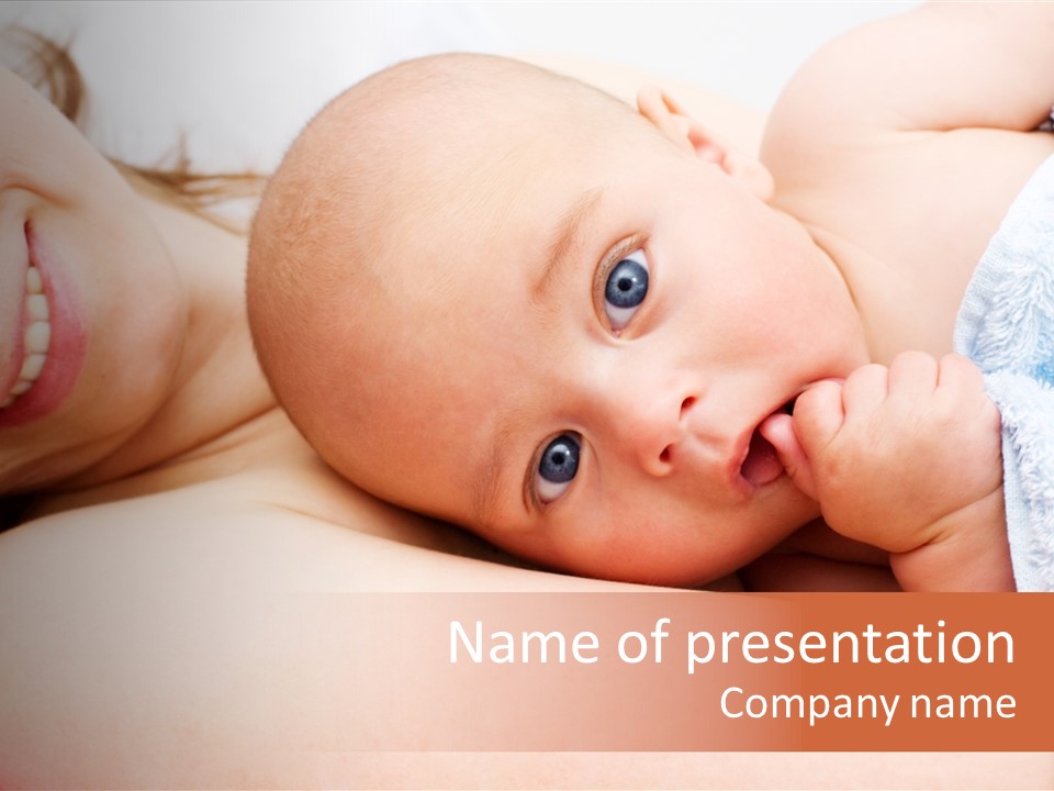 Boy Baby Care PowerPoint Template