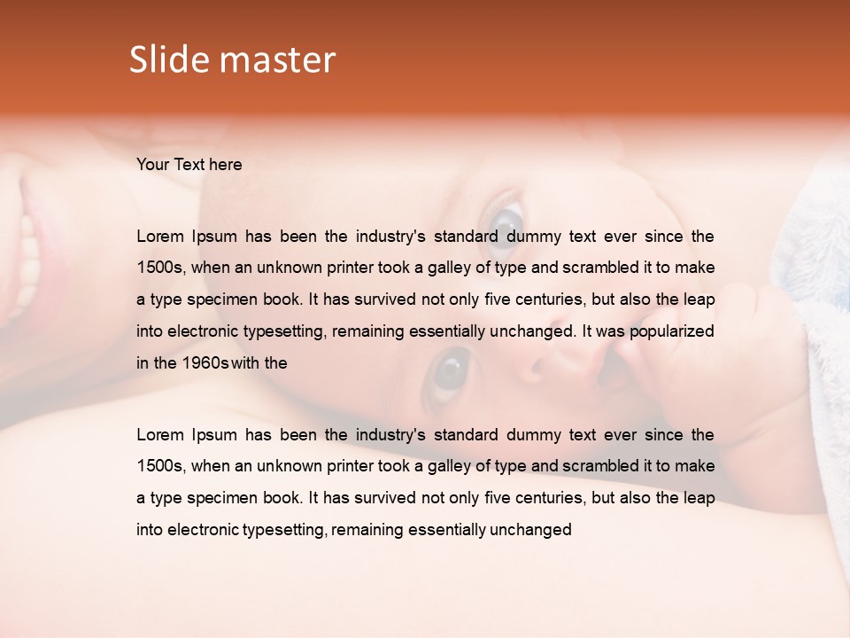 Boy Baby Care PowerPoint Template