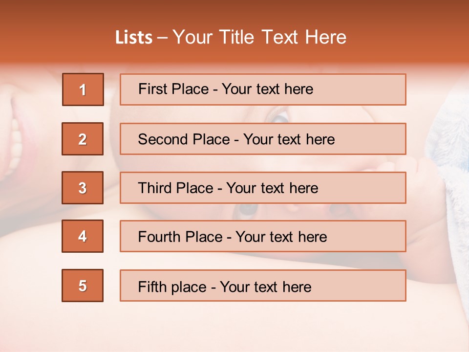 Boy Baby Care PowerPoint Template