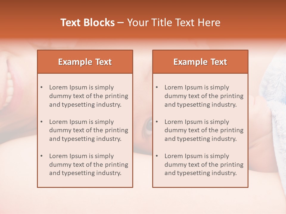 Boy Baby Care PowerPoint Template
