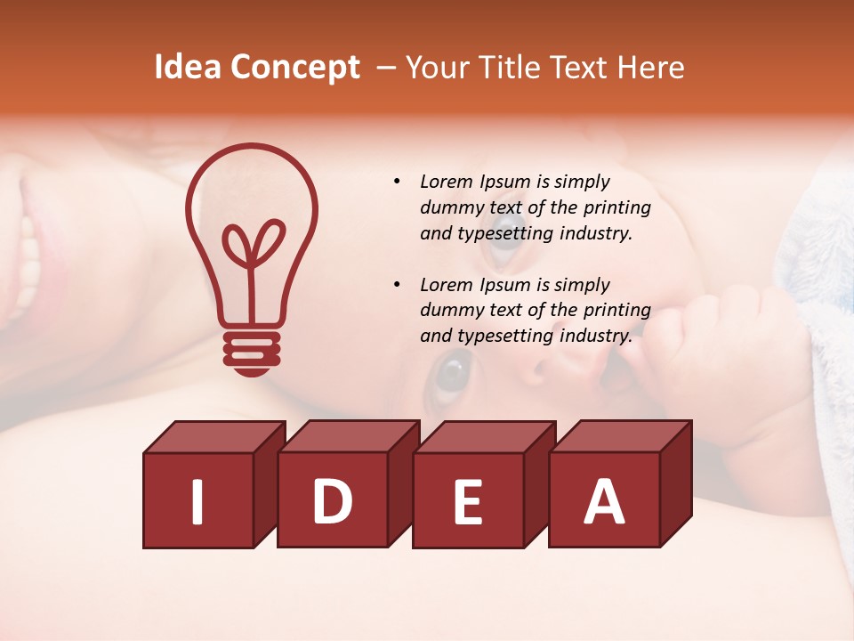 Boy Baby Care PowerPoint Template