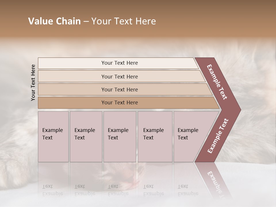 Furry White Mother PowerPoint Template