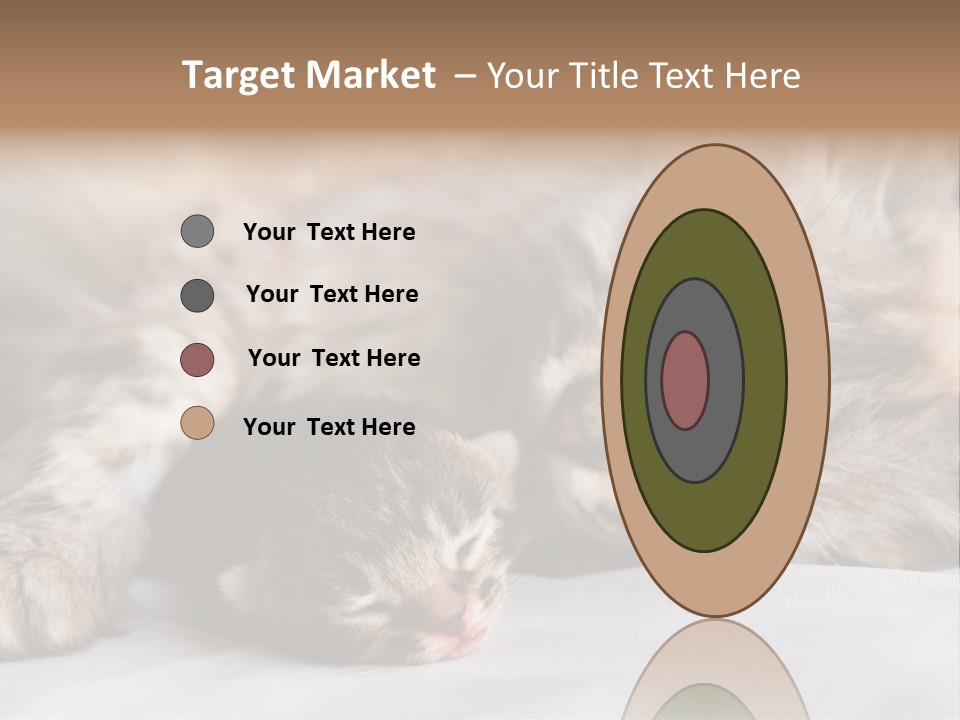 Furry White Mother PowerPoint Template