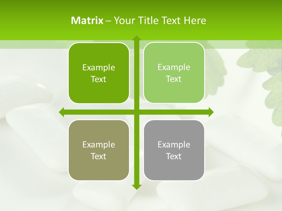 Chewinggum Organic Breath PowerPoint Template