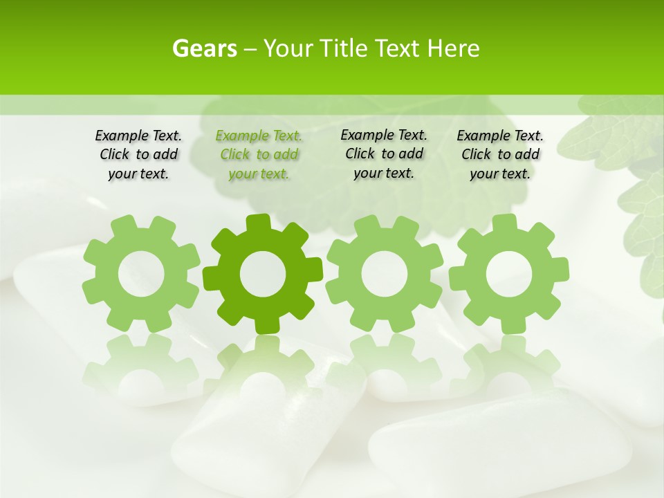 Chewinggum Organic Breath PowerPoint Template