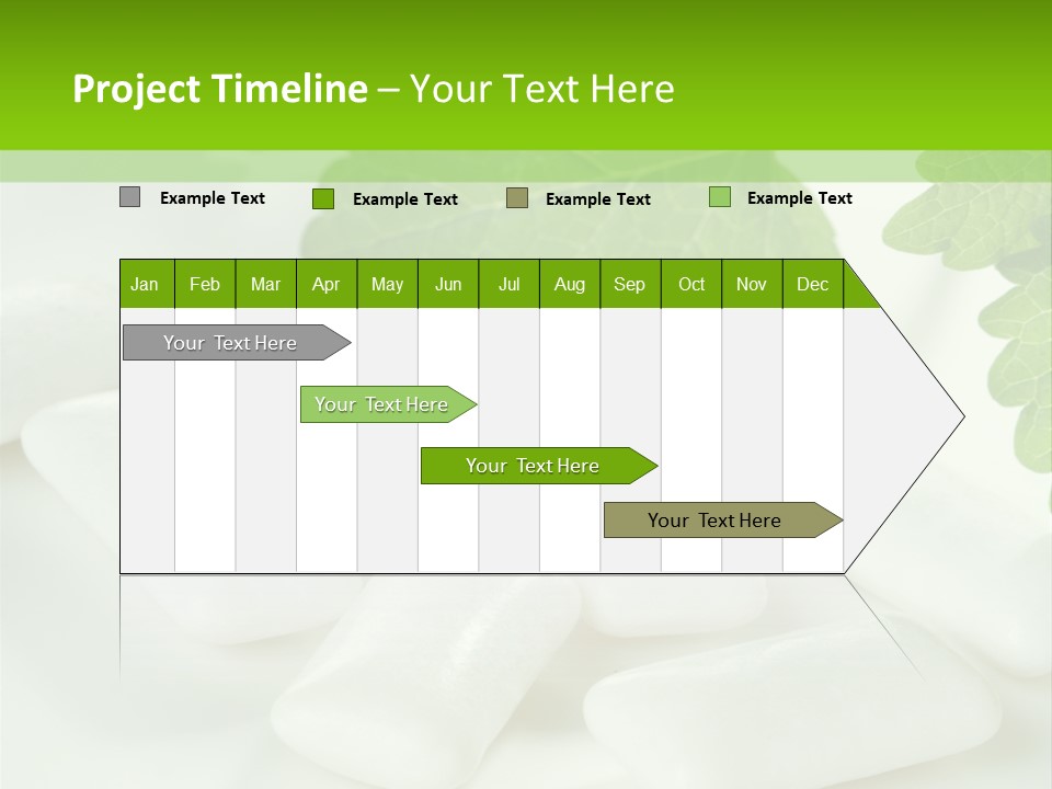 Chewinggum Organic Breath PowerPoint Template