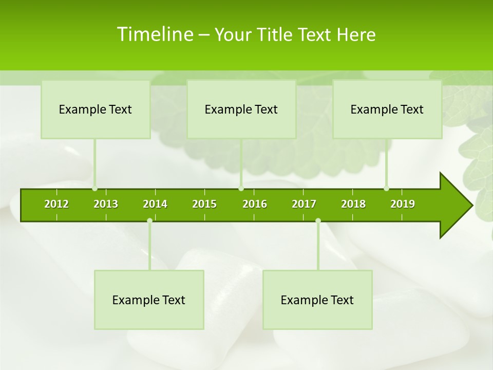 Chewinggum Organic Breath PowerPoint Template