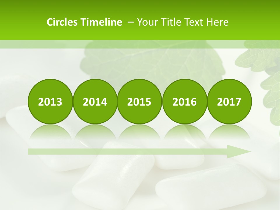 Chewinggum Organic Breath PowerPoint Template