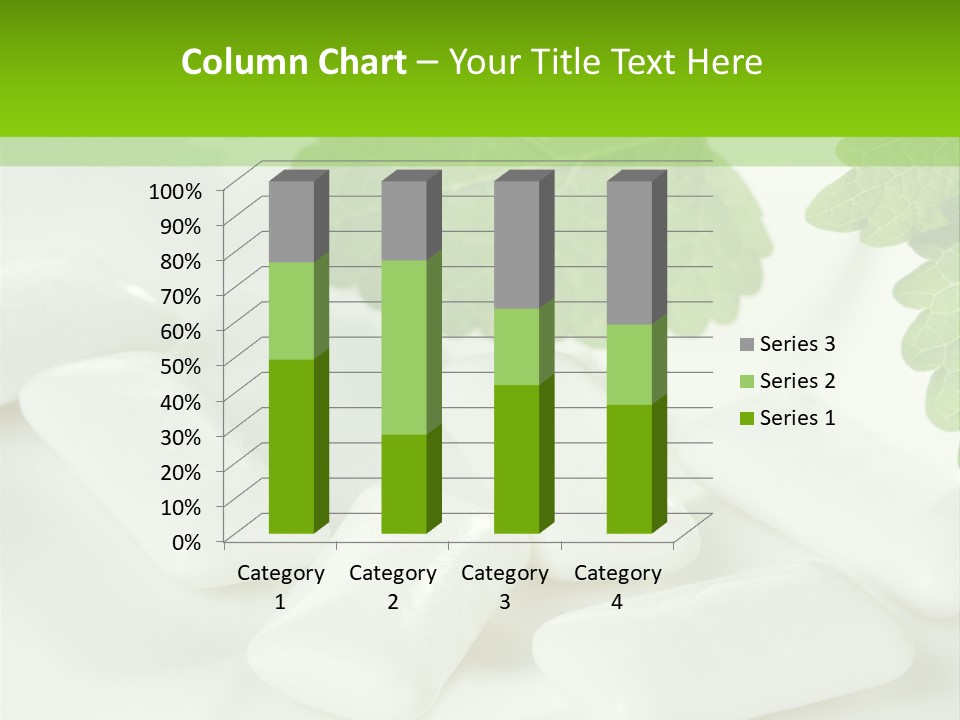 Chewinggum Organic Breath PowerPoint Template