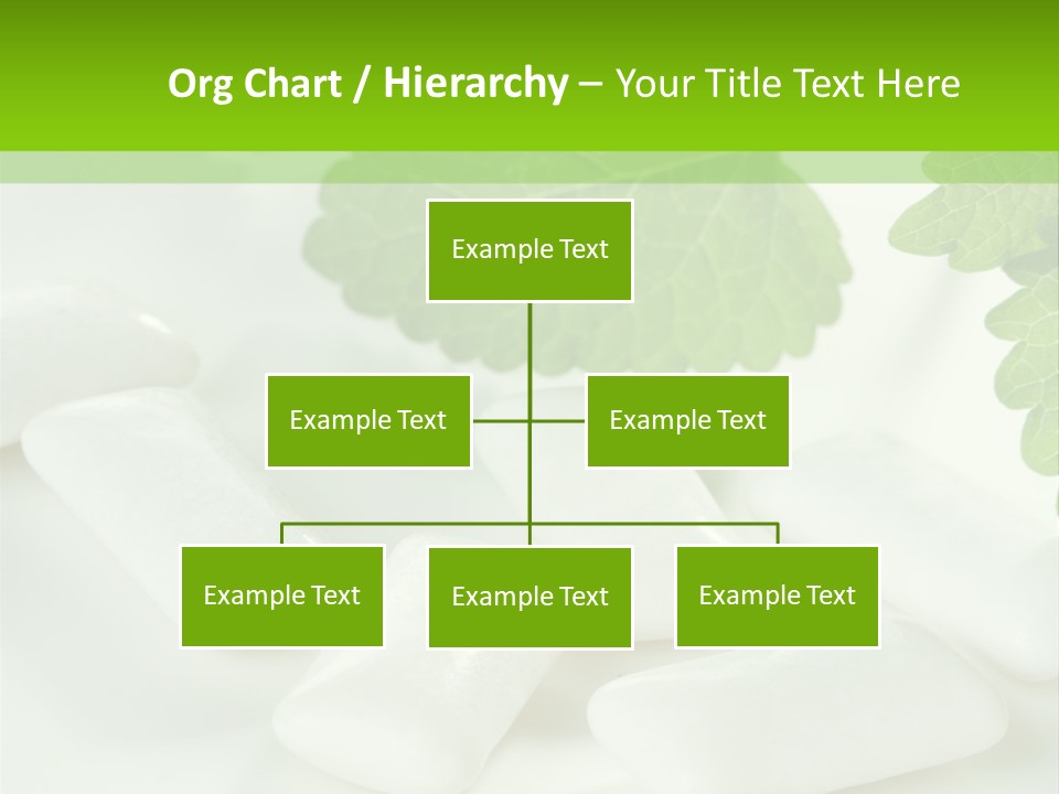 Chewinggum Organic Breath PowerPoint Template
