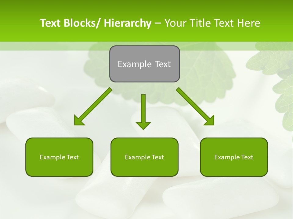 Chewinggum Organic Breath PowerPoint Template