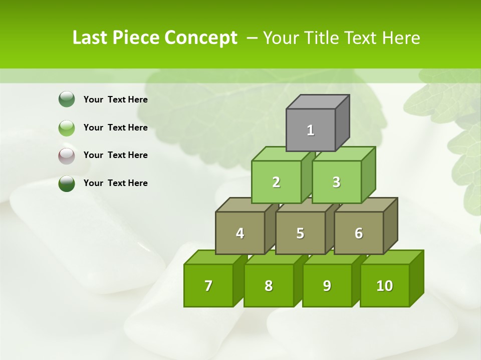 Chewinggum Organic Breath PowerPoint Template