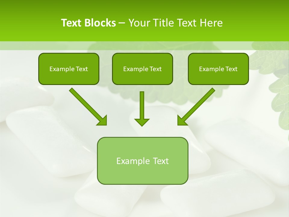 Chewinggum Organic Breath PowerPoint Template
