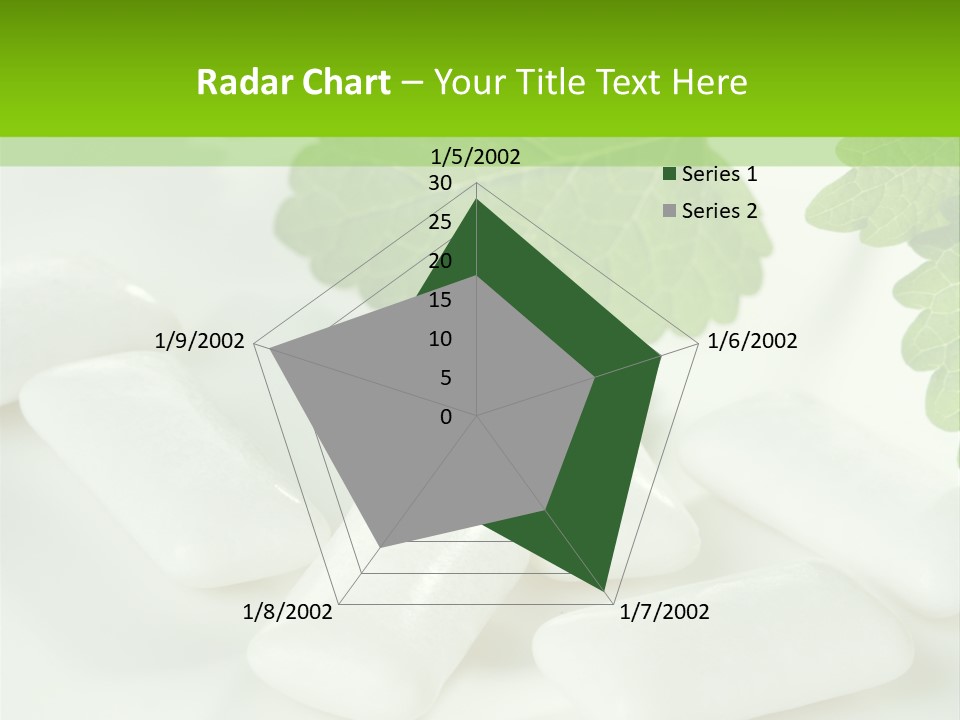 Chewinggum Organic Breath PowerPoint Template