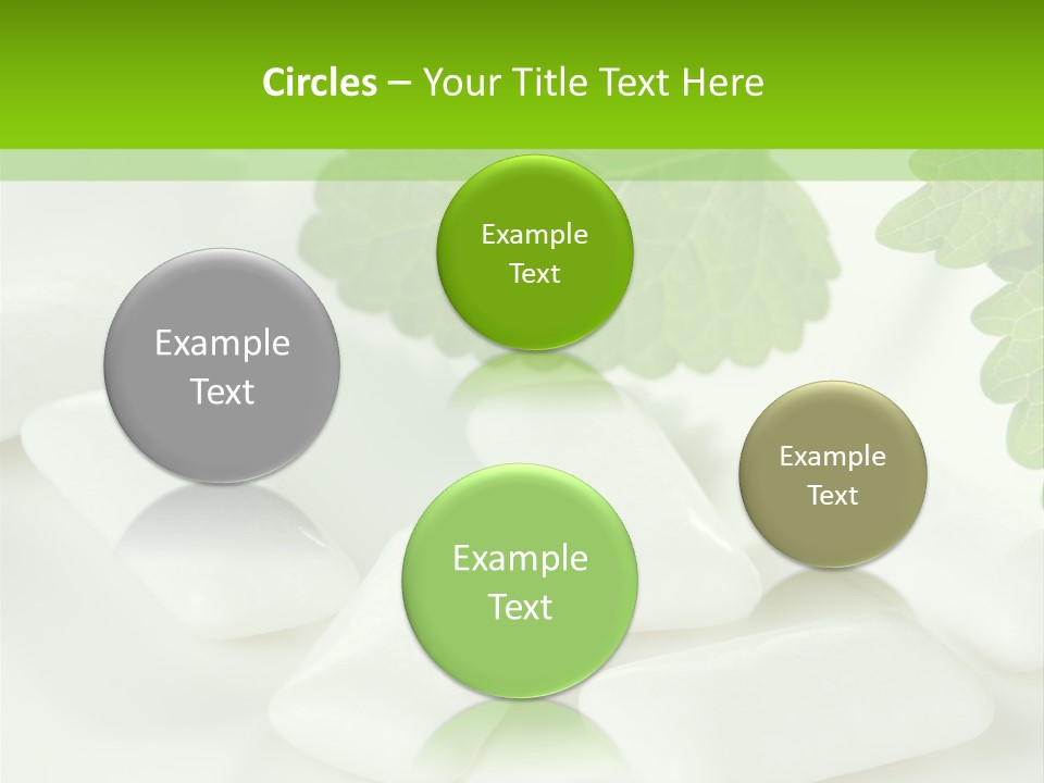 Chewinggum Organic Breath PowerPoint Template