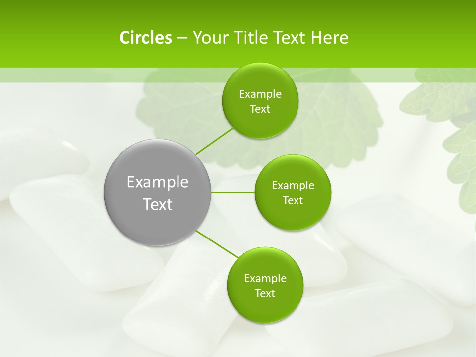 Chewinggum Organic Breath PowerPoint Template