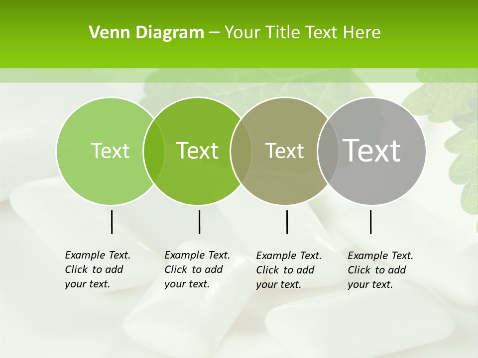 Chewinggum Organic Breath PowerPoint Template
