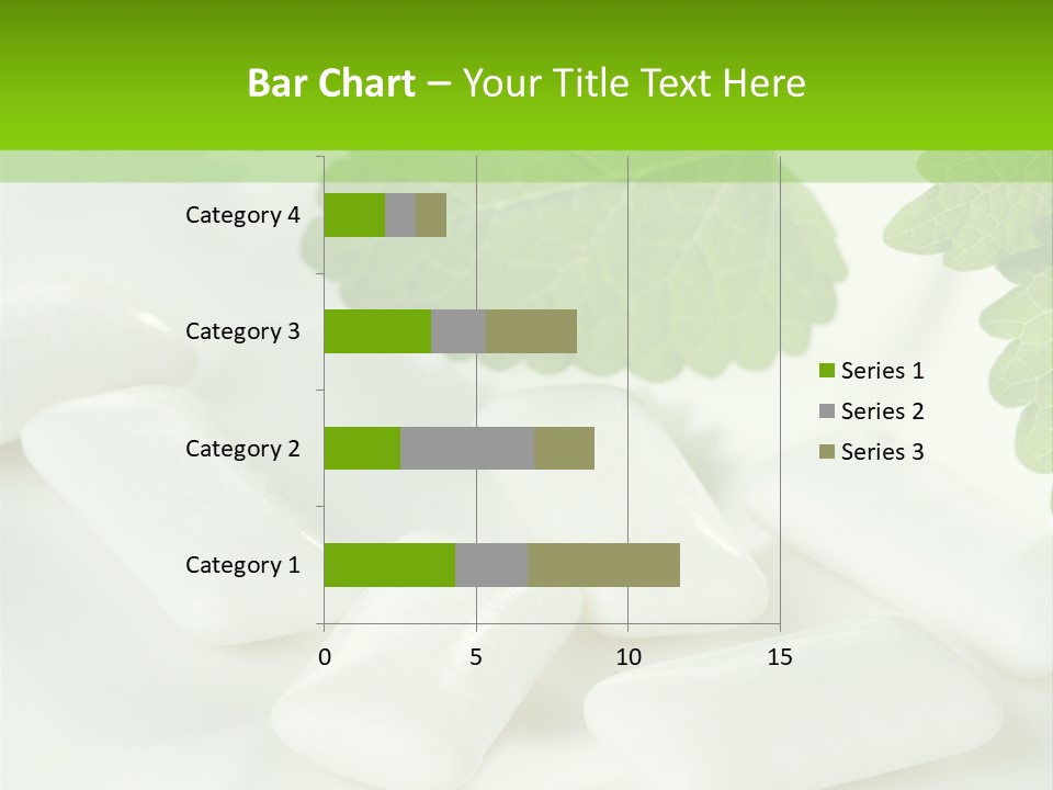 Chewinggum Organic Breath PowerPoint Template