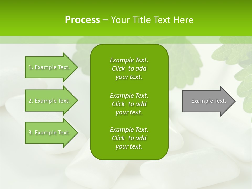 Chewinggum Organic Breath PowerPoint Template