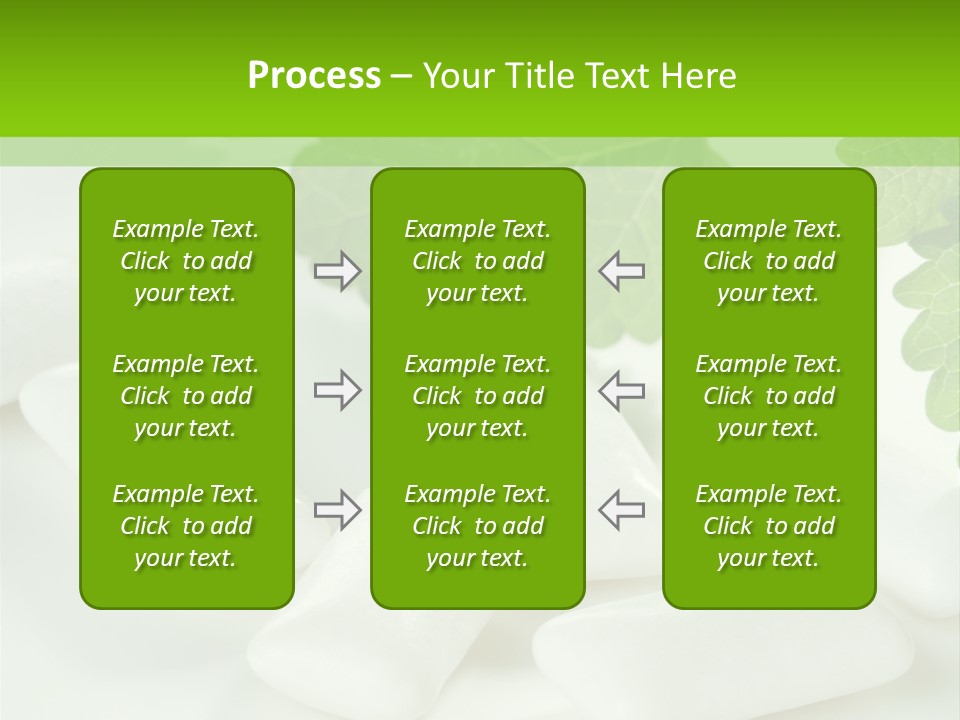 Chewinggum Organic Breath PowerPoint Template