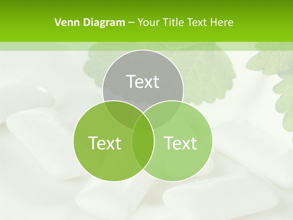 Chewinggum Organic Breath PowerPoint Template
