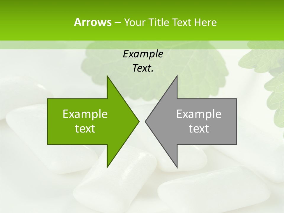 Chewinggum Organic Breath PowerPoint Template