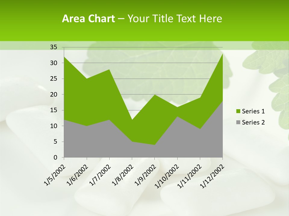 Chewinggum Organic Breath PowerPoint Template