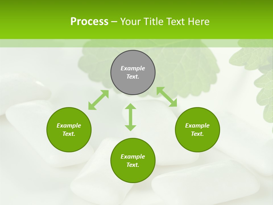Chewinggum Organic Breath PowerPoint Template