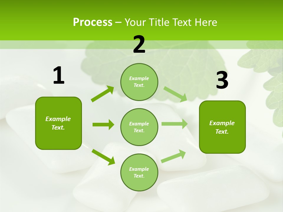 Chewinggum Organic Breath PowerPoint Template