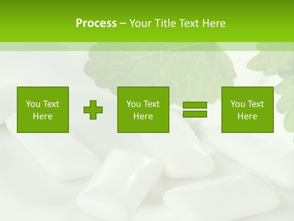 Chewinggum Organic Breath PowerPoint Template