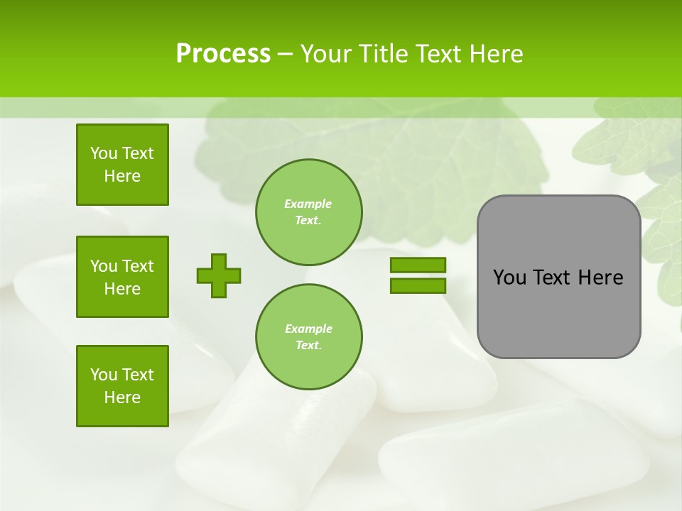 Chewinggum Organic Breath PowerPoint Template