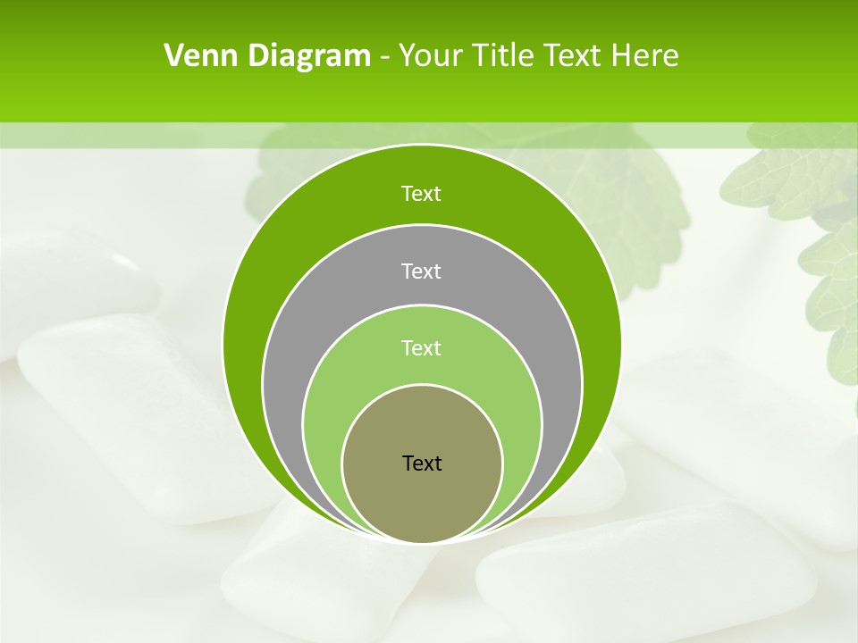 Chewinggum Organic Breath PowerPoint Template