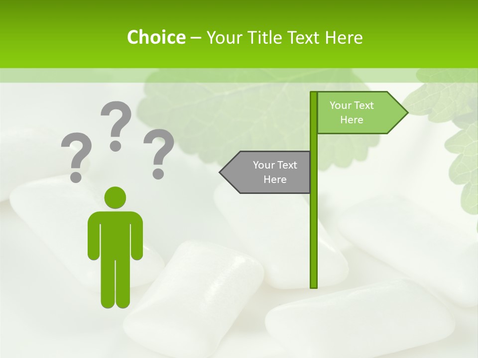 Chewinggum Organic Breath PowerPoint Template