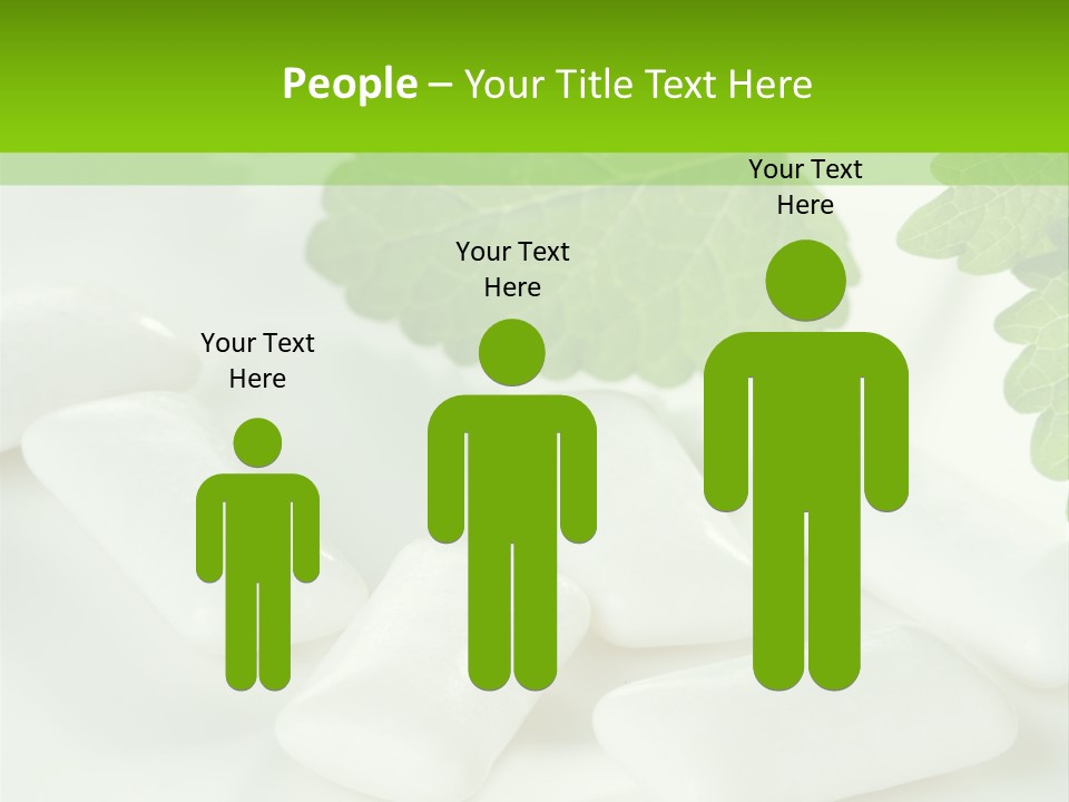 Chewinggum Organic Breath PowerPoint Template