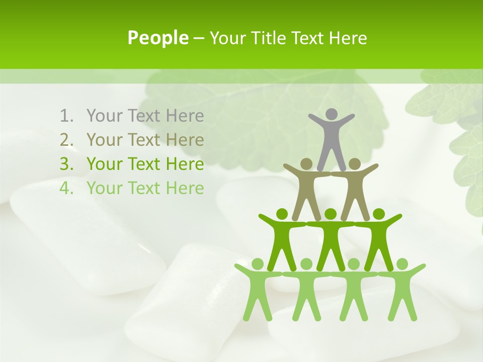 Chewinggum Organic Breath PowerPoint Template