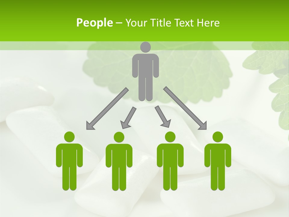 Chewinggum Organic Breath PowerPoint Template