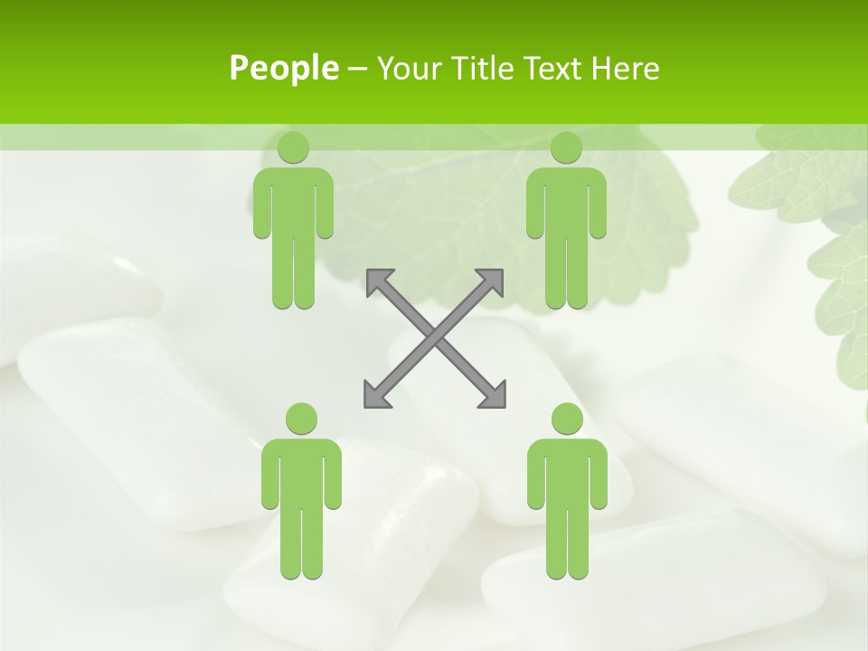 Chewinggum Organic Breath PowerPoint Template